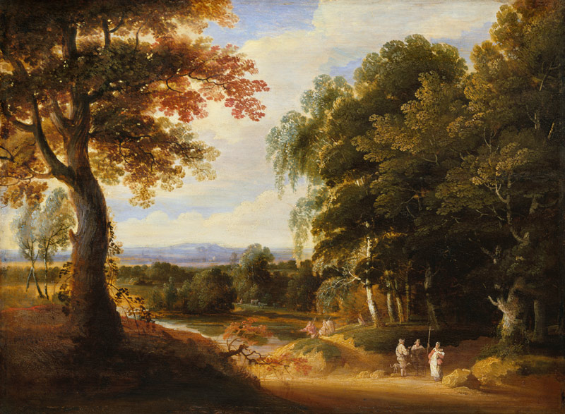 Landschaft mit Eingang zum Walde from Jacques d' Arthois