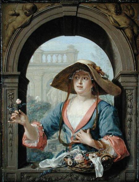 Portrait of the Mistress of the Artist M.C. Cremers from Jacques Ignatius de Roore