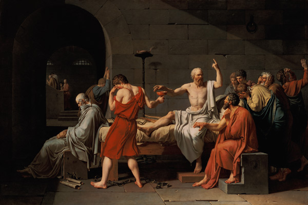 Der Tod des Sokrates from Jacques Louis David