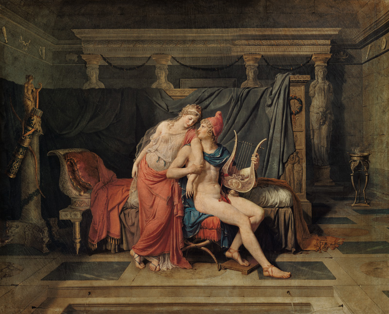 Die Liebe von Paris und Helena. from Jacques Louis David