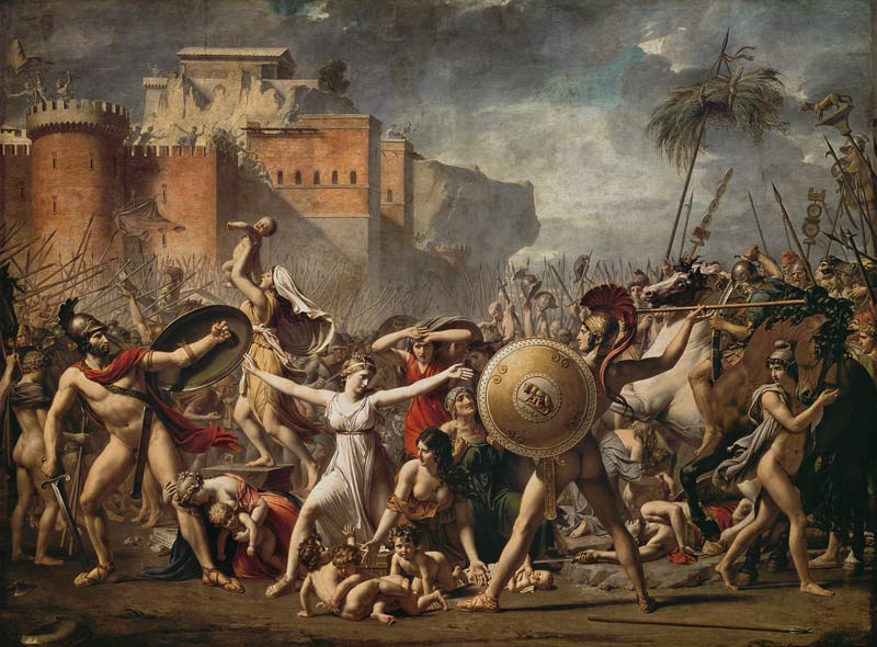 Die Sabinerinnen from Jacques Louis David