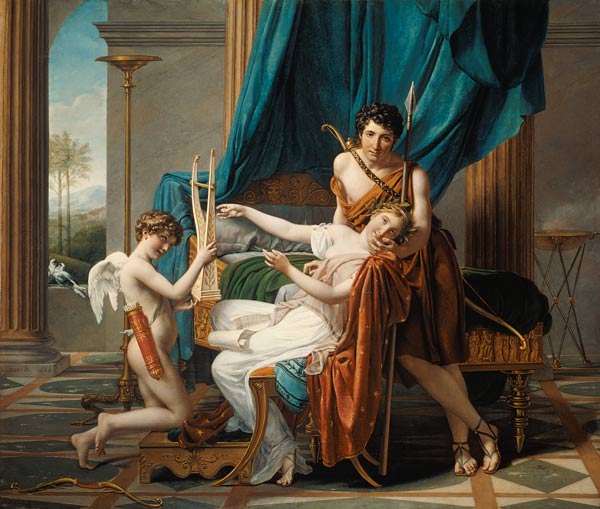Sappho und Phaon from Jacques Louis David