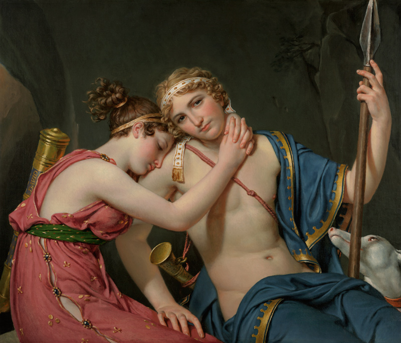 The Farewell of Telemachus and Eucharis from Jacques Louis David
