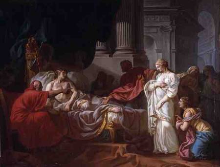 Antiochus and Stratonice from Jacques Louis David