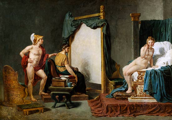 Apelles Painting Campaspe in the Presence of Alexander the Great (356-323 BC) from Jacques Louis David