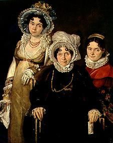 Die drei Frauen aus Gent. from Jacques Louis David