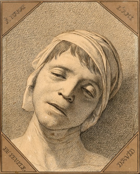 Jean Paul Marat from Jacques Louis David