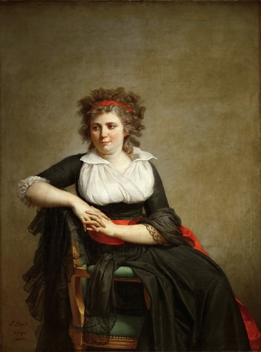 Robertine Tourteau, Marquise d'Orvilliers (1772-1862) from Jacques Louis David