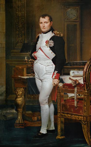 Napoleon Bonaparte (1769-1821) in his Study at the Tuileries
