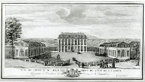 View of the Courtyard Facade of the Bellevue Castle, c.1750