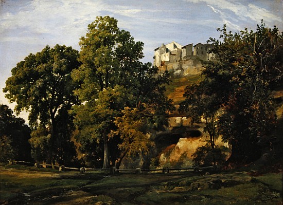 Landscape, view of Marino from Jacques Raymond Brascassat