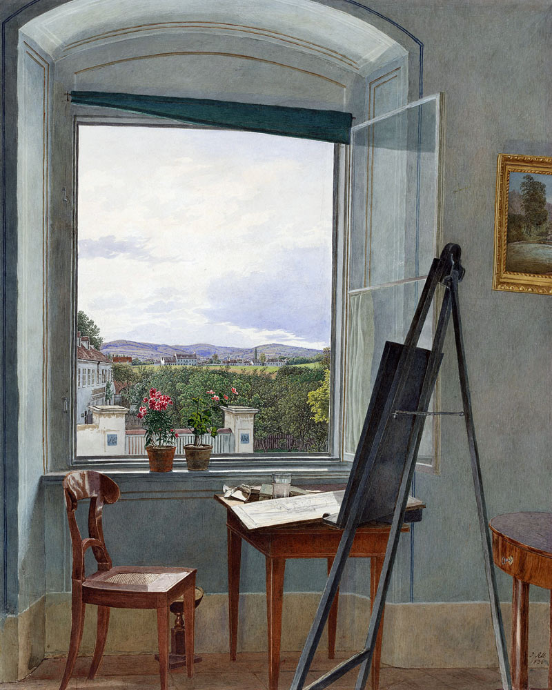 View from the Artist's Studio in Alservorstadt toward Dornbach from Jakob Alt