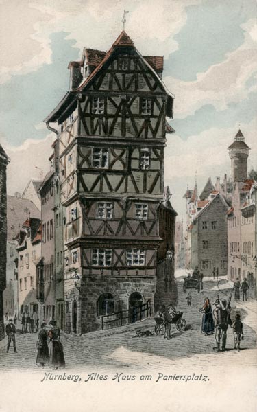 Nürnberg, Grolandhaus from Jakob Alt