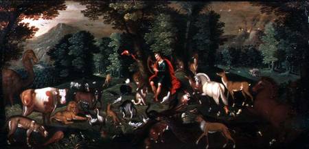 Orpheus and the Animals from Jakob Bouttats