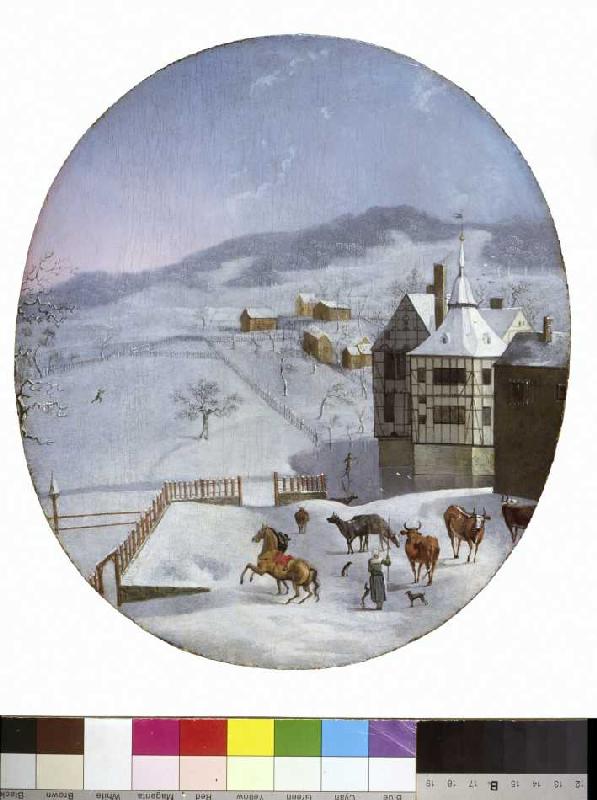 Winterlandschaft. from Jakob Grimmer