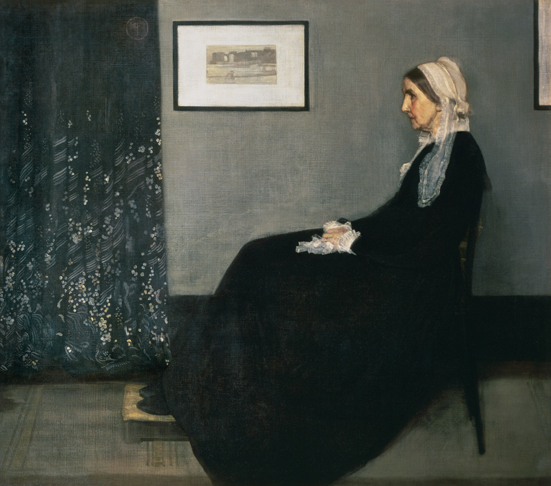 Arrangement in Black and Grey No. I - The Artist's Mother from James Abbott McNeill Whistler