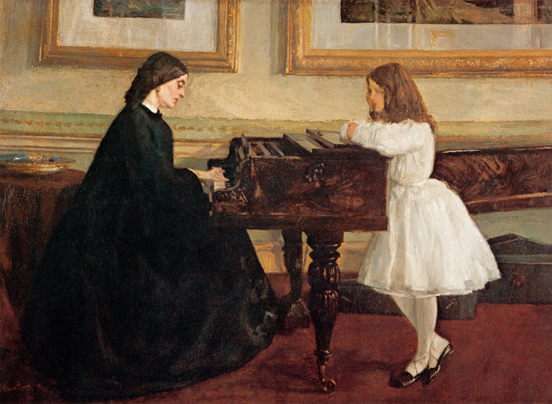 At the Piano from James Abbott McNeill Whistler
