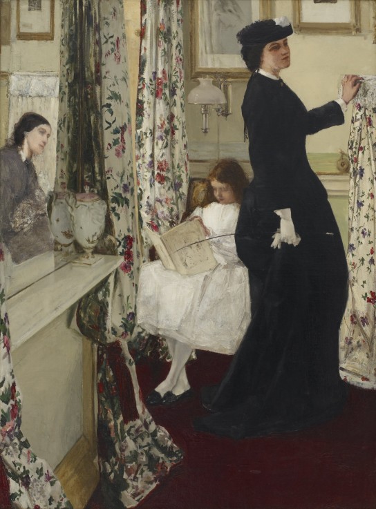 Harmony in Green and Rose: The Music Room from James Abbott McNeill Whistler