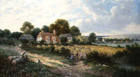 Haymaking from James Edwin Meadows