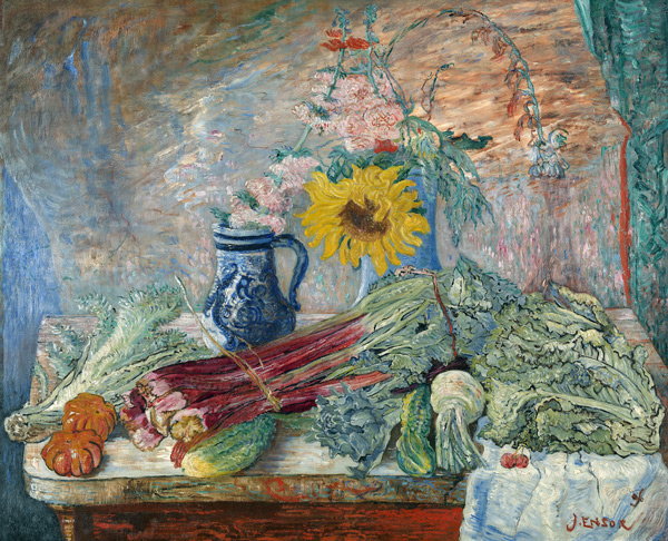 Blumen und Gemüse from James Ensor