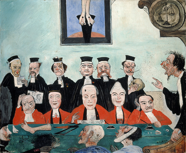 Les bons juges (Die guten Richter) from James Ensor