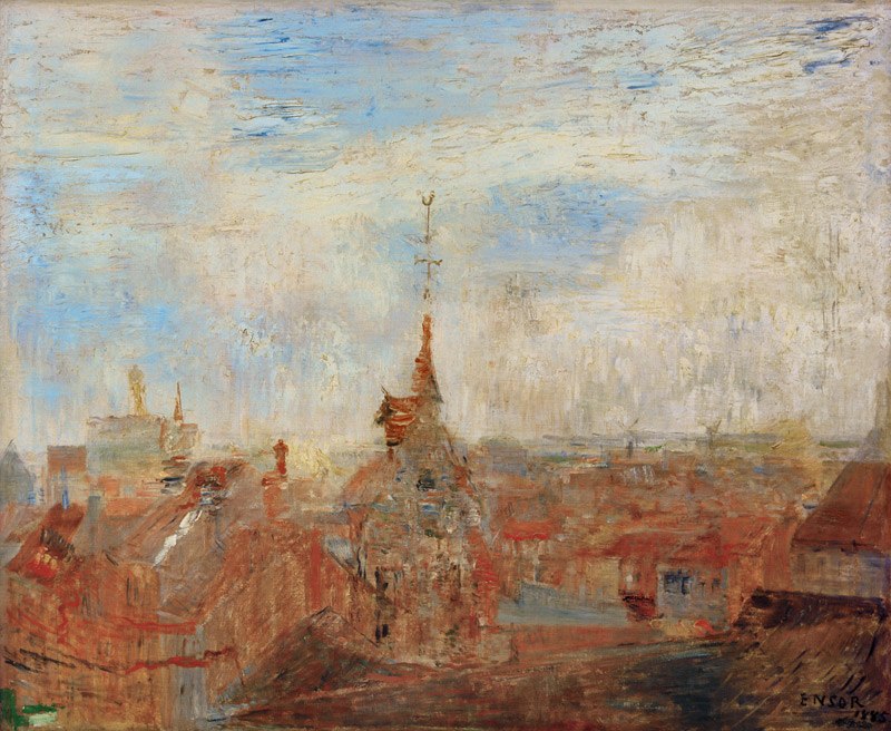 Tes Toits d’Ostende from James Ensor