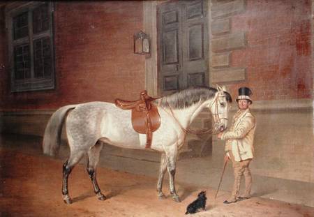 Lady Rosamund's Mare with Head Groom at Tredegar House, Newport from James Flewitt Mullock