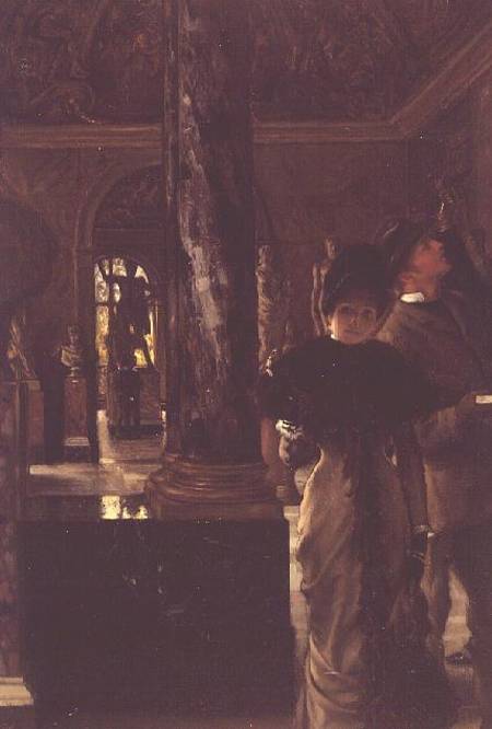 Foreign Visitors in the Louvre from James Jacques Tissot