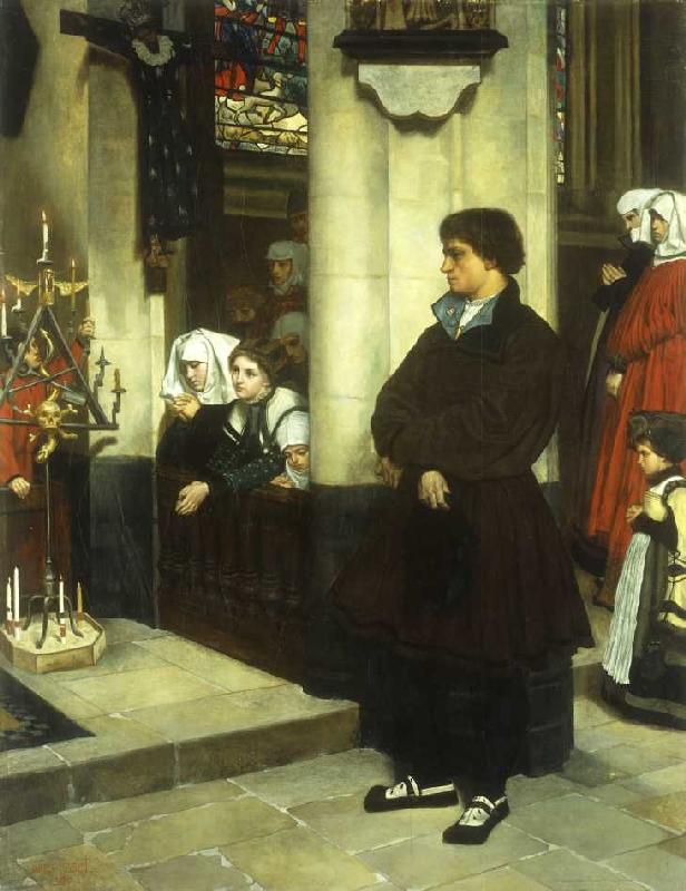 Martin Luther zweifelnd from James Jacques Tissot