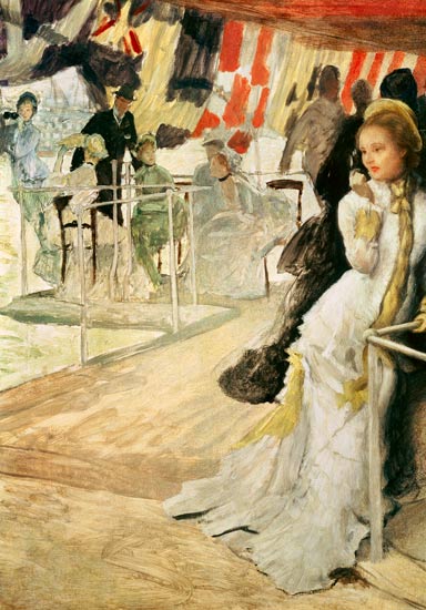 Study for 'The Ball on Shipboard' from James Jacques Tissot