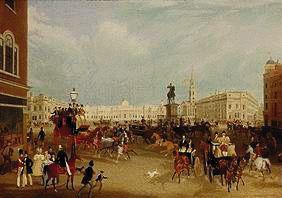 Der Trafalgar Square in London