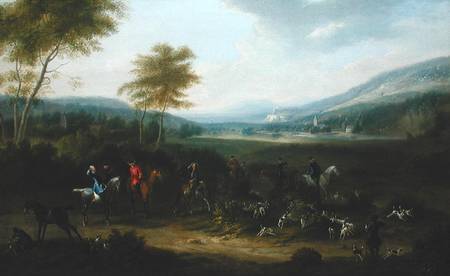 A Hunting Party in a Landscape from James Ross