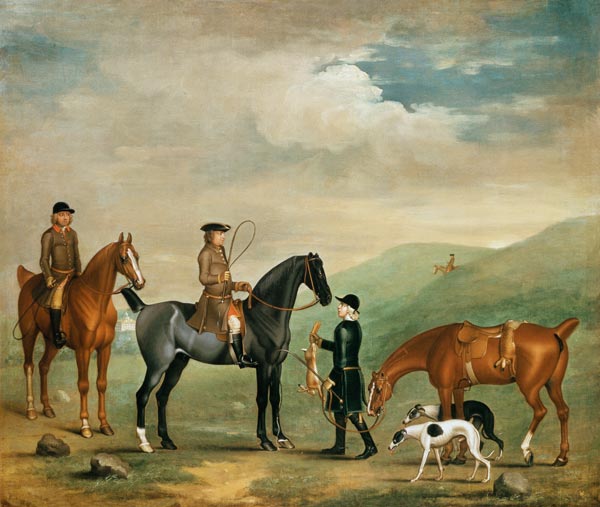 The 4th Lord Craven coursing at Ashdown Park from James Seymour