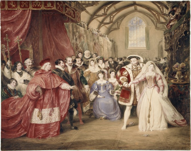 The Banquet of Henry VIII in York Place from James Stephanoff