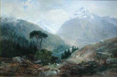 The View Toward the Fenderthal, Tyrol from James Vivien de Fleury