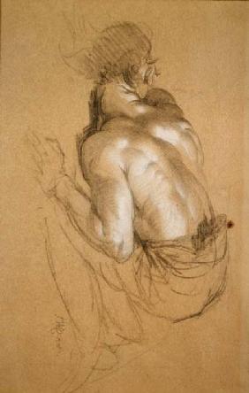 Crouching Man, study for 'The Triumph of Wellington'