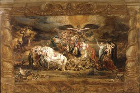 The Triumph of Arthur (1769-1852) Duke of Wellington from James Ward