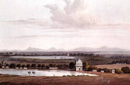 Second view looking north from the Pagoda near Conjeveram, from 'Journal of a Voyage in 1811 and 181 from James Wathen