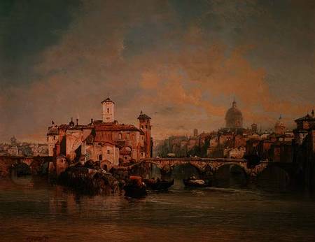 View on The Tiber from James Webb