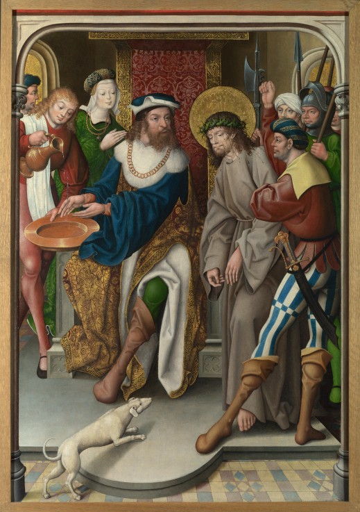 Christ before Pilate (The Liesborn Altarpiece) from Jan Baegert