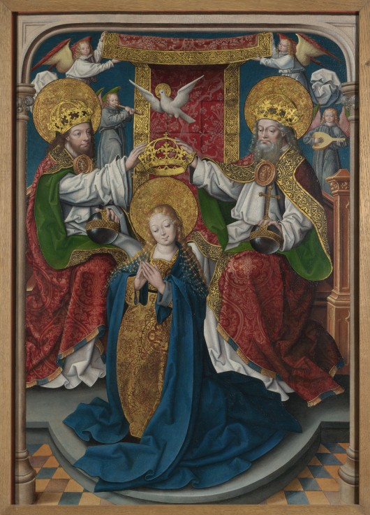 The Coronation of the Virgin (The Liesborn Altarpiece) from Jan Baegert