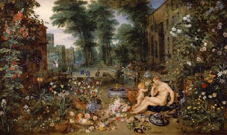 Allegorie des Geruchs. Ausgeführt mit Peter Paul Rubens.