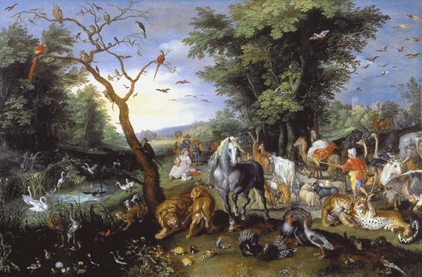 Der Einzug der Tiere in die Arche Noah. from Jan Brueghel d. J.