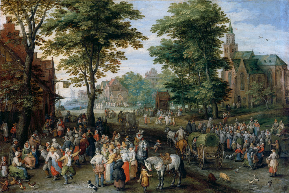 Jan Bruegel d.Ä. / Die Dorfkirmes from Jan Brueghel d. J.