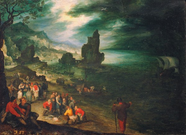 J.Brueghel d.E. / Coastal Landscape from Jan Brueghel d. J.