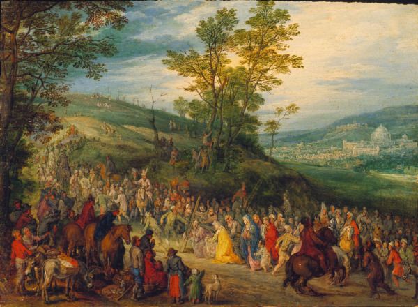 The Way to Calvary / Brueghel / c.1606 from Jan Brueghel d. J.