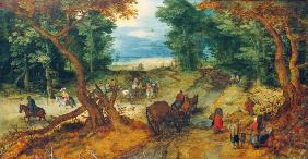 Jan Brueghel t.E. / Forest Road / c.1607