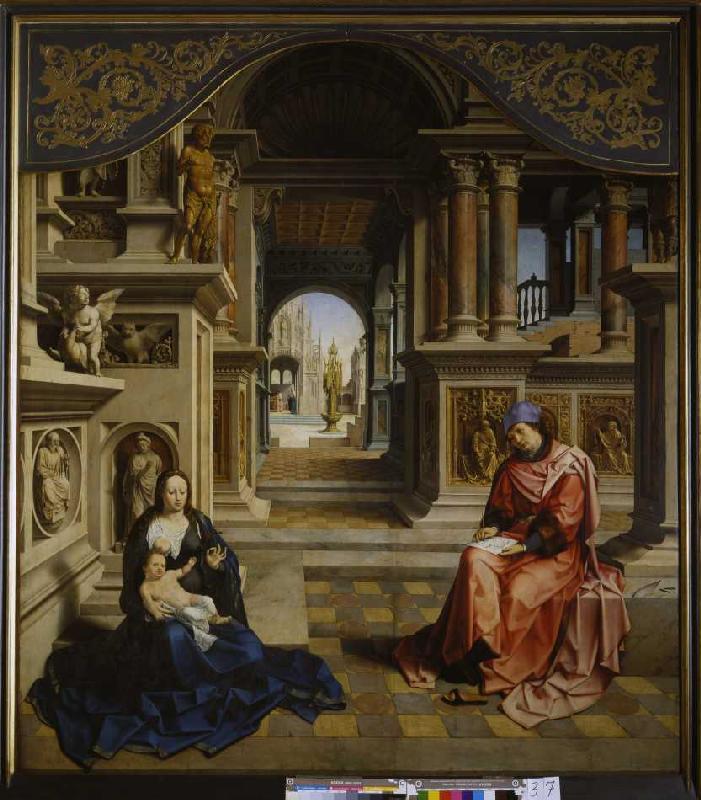 Der hl. Lukas malt die Madonna. from Jan Gossaert
