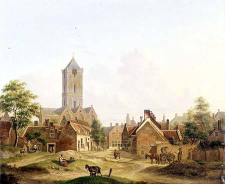 The Church of St. Jacobi, Utrecht from Jan Hendrik Verheyen