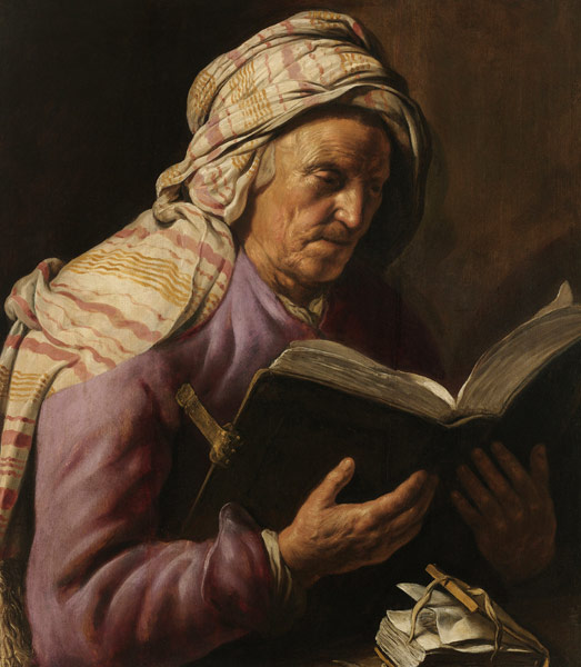Old Woman Reading from Jan Lievens